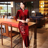 robe-chinoise-longue-velours