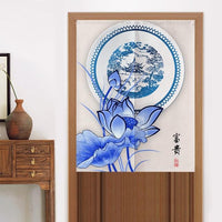 rideaux-chinois-fleur-bleue