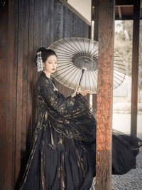 hanfu-noir-or