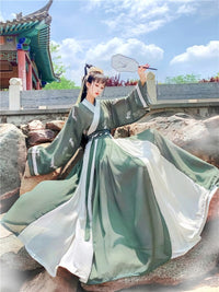 hanfu-vert-et-blanc