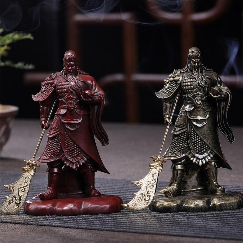 Statue Chinoise Guan Yu en Résine