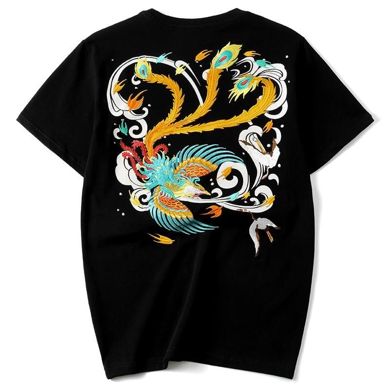 t-shirt-chinois-phenix-brode