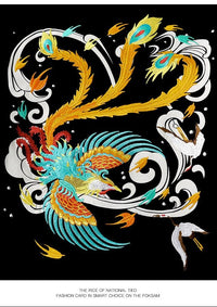 t-shirt-chinois-phenix-brode