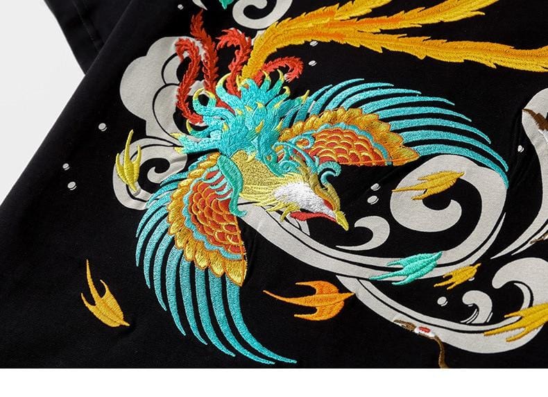 t-shirt-chinois-phenix-brode