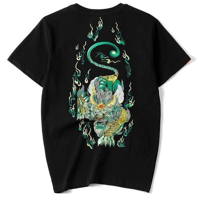 t-shirt-chinois-creature-mythologique
