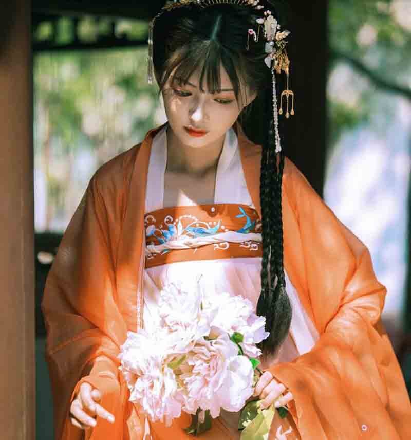 hanfu-orange