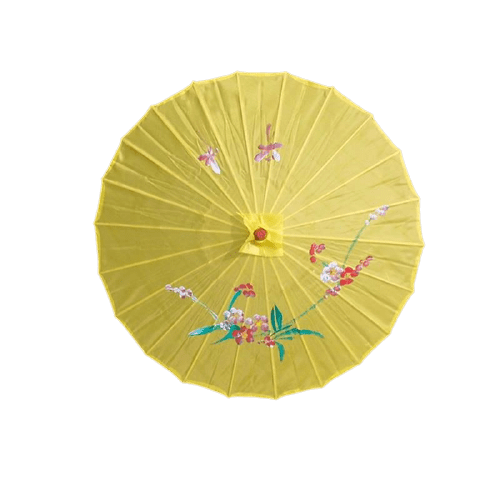 ombrelle-chinoise-jaune