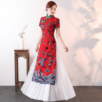 robe-chinoise-tunique-rouge