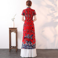 robe-chinoise-tunique-rouge