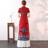 robe-chinoise-tunique-rouge