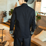 veste-chinoise-homme-dragon-dore
