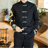 veste-chinoise-homme-dragon-dore