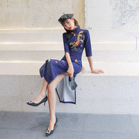 robe-chinoise-phenix-dore
