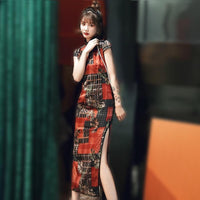 robe-chinoise-quadrillee