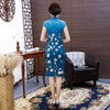 robe-chinoise-bleu-fleurs