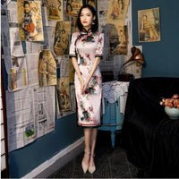 robe-chinoise-motifs-fleurs