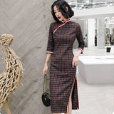 robe-chinoise-tartan