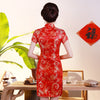 robe-chinoise-courte-rouge