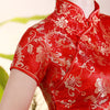 robe-chinoise-courte-rouge