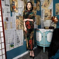 Robe Chinoise Plissée