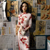 robe-chinoise-fleurs-rouges