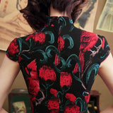 robe-chinoise-roses