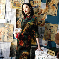 Robe Chinoise Plissée