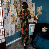 Robe Chinoise Plissée