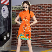 robe-chinoise-orange