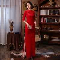 robe-chinoise-rouge-fendue