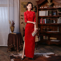 robe-chinoise-rouge-fendue