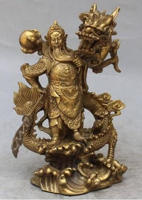 statue-chinoise-guerrier-dragon