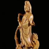 statue-chinoise-bois-ancien