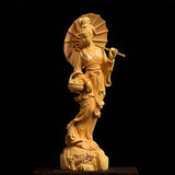 statue-chinoise-bois