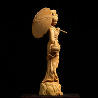 statue-chinoise-bois