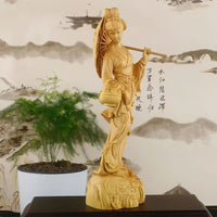 statue-chinoise-bois