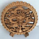 statue-dragon-chinois-bois
