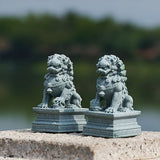 statue-lion-chinois-pierre