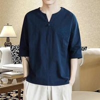 t-shirt-chinois-en-lin
