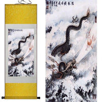 tableau-chinois-dragon-noir