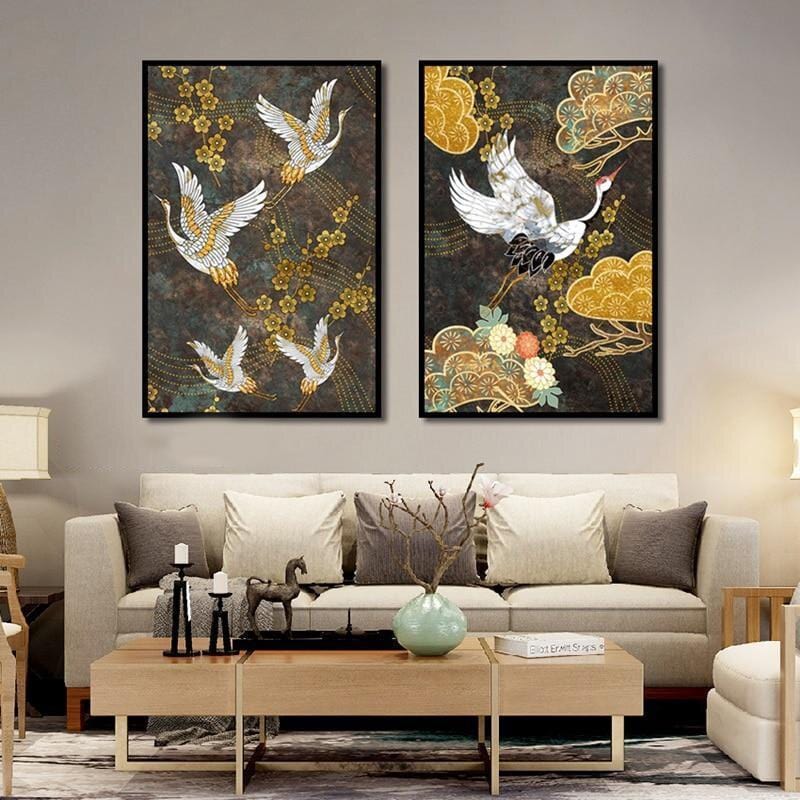 tableau-chinois-grues