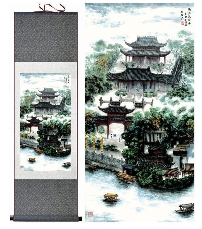 tableau-chinois-temple