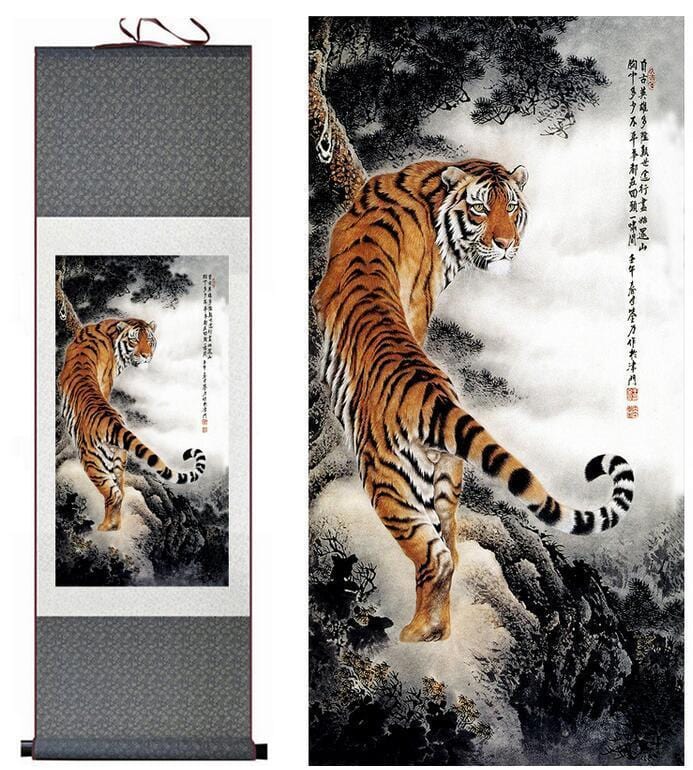 tableau-chinois-tigre