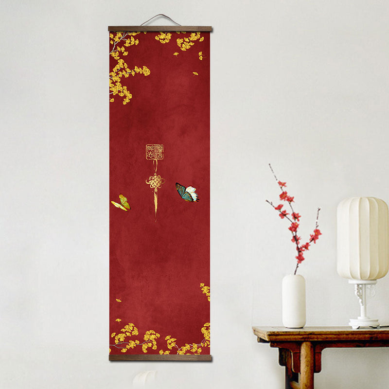Tableau Chinois Rouge