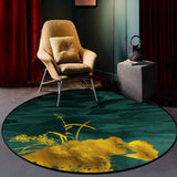 tapis-chinois-rond-vert
