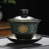 Tasses Chinoises En Porcelaine Noire
