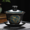 Tasses Chinoises En Porcelaine Noire