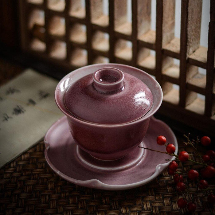 Tasse Chinoise En Porcelaine Rose