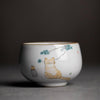 Tasse Chinoise En Porcelaine Chat