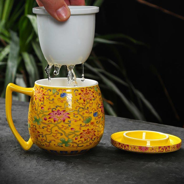 Tasse Chinoise En Porcelaine 400 ml